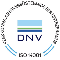 DNV ISO 14001 sertifikaat